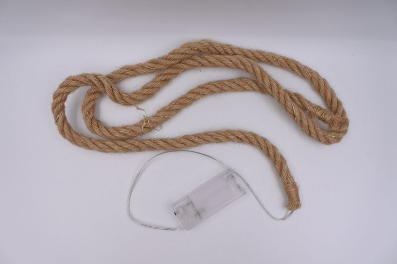 Natural Jute Rope LED Decoration Light Chain