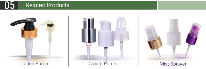 24/410 New Design Alumina Golden Cream Pump with Cap