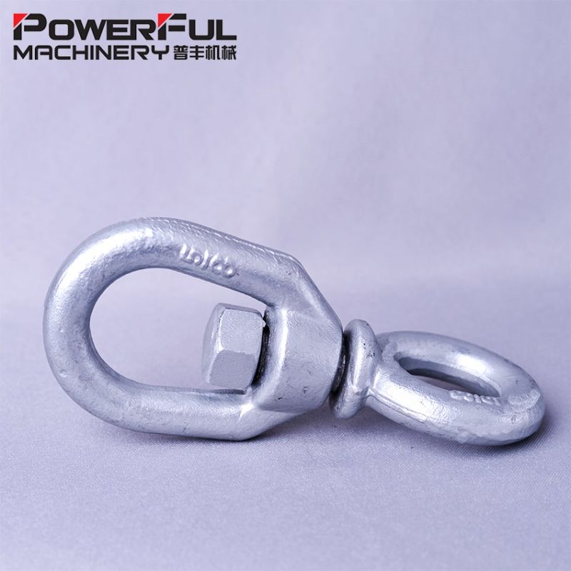 Hot Dipped Galvanized Carbon Steel G401 Double Eye Chain Swivel