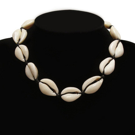 Fashion Jewelry Bohemian Handmade Necklace Short Natural Shell Necklace