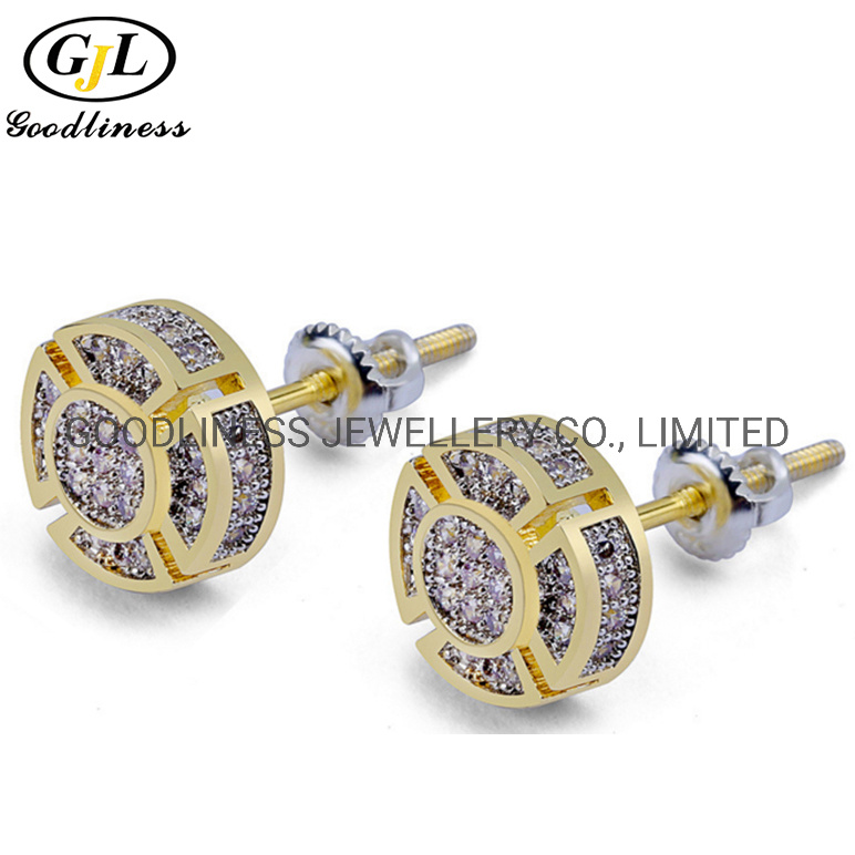 Hip Hop Jewelry Diamond Men Earring Latest Fashion Stud Earrings