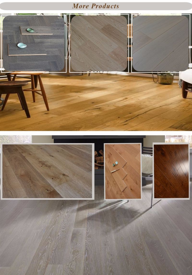 Pearl White Eco-Forest Hardwood Indoor Room Wood Flooring