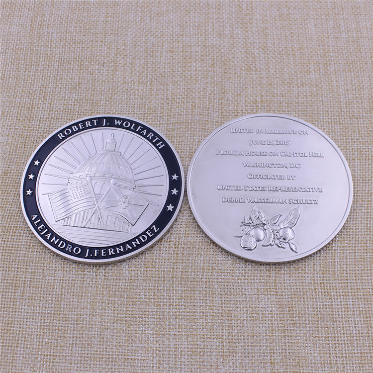 Custom Wholesale Metal Souvenir Coin/Silver Coin/3D Coin/Challenge Coin