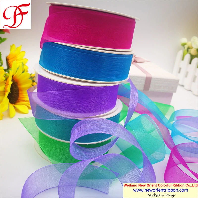 Best Quality Nylon Sheer Organza Ribbon for Wedding/Accessories/Wrapping/Gift/Bows/Packing/Christmas Decoration