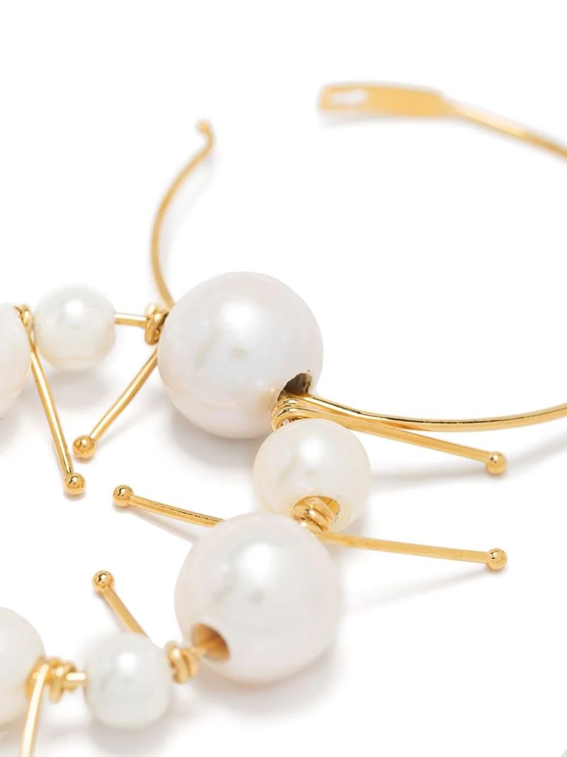 Fashion Exaggerated Pearl Earrings Jewelry