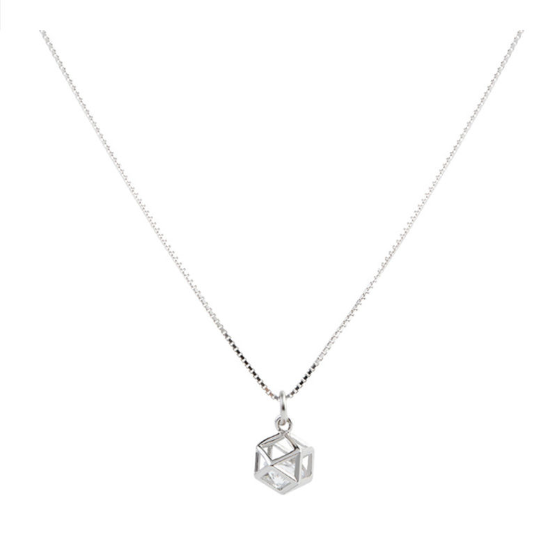 Wholesale Choker Fashion Jewellery Custom 925 Sterling Silver Jewelry Necklace