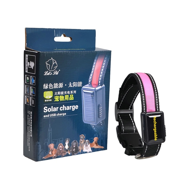 Top Quality Dog Collar Dog LED Collar USB Rechargeable LED Dog Collar