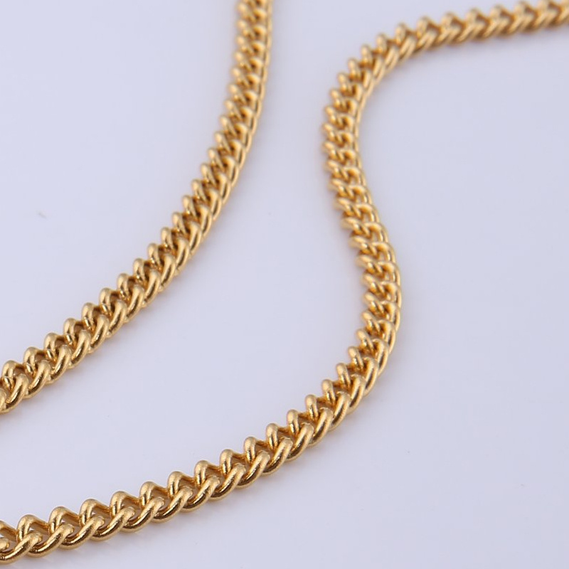 Hot Selling Stainless Steel Necklace Cuban Chain for Jewelry Making