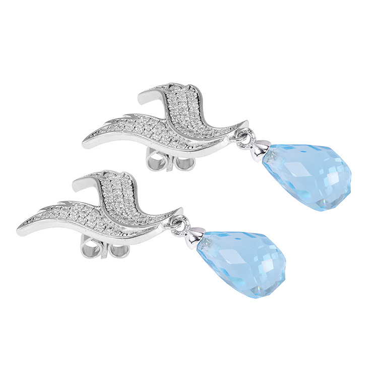 Earrings Set for Women Long Crystal Earrings