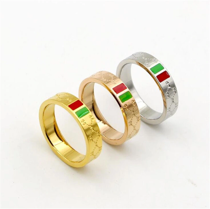Women Stainless Steel Infinity Love Gold Plated Finger Ring for Luxury Brand Wedding Jewelry