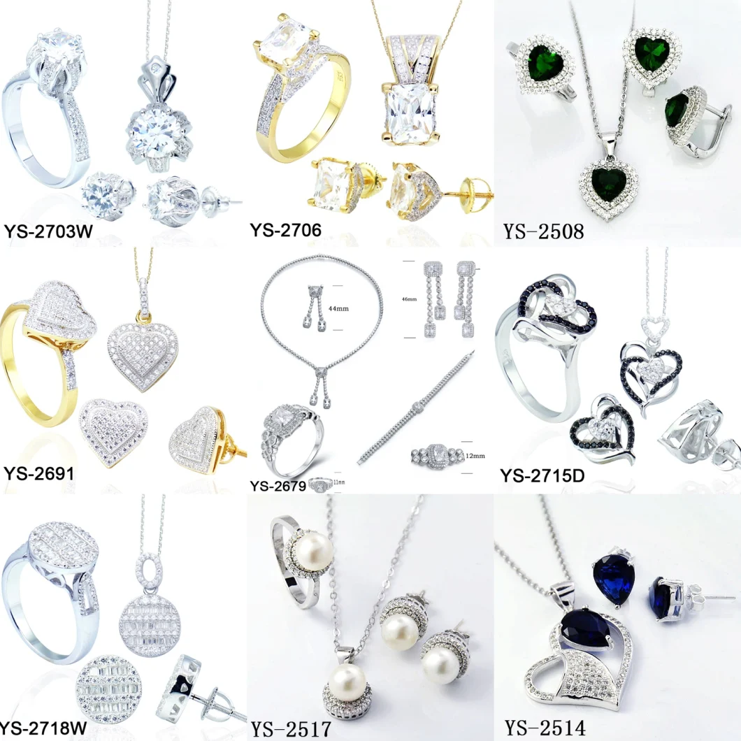 New Design 925 Silver Fashion Jewelry Set with Factory Price