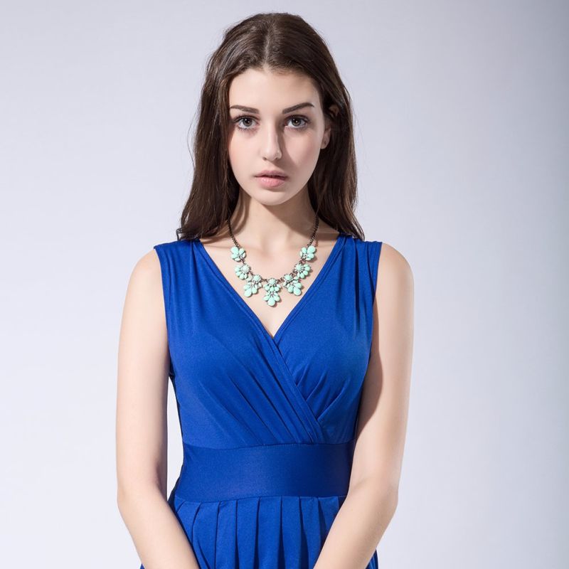 2017 Flower Pendant Girls Necklace Clavicle Necklace