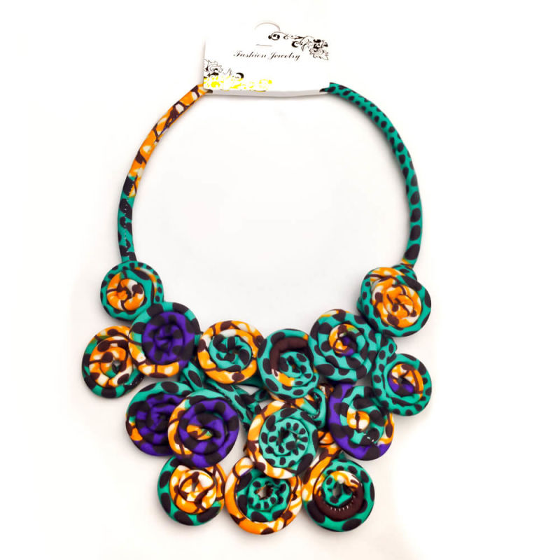 African Print Fashion Accessories Jewellery Women Necklace