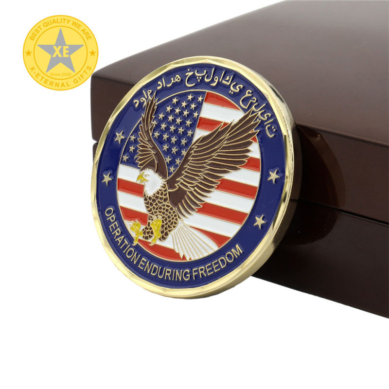 Customized Metal Souvenir Coins Challenge Coins with Navy Coins