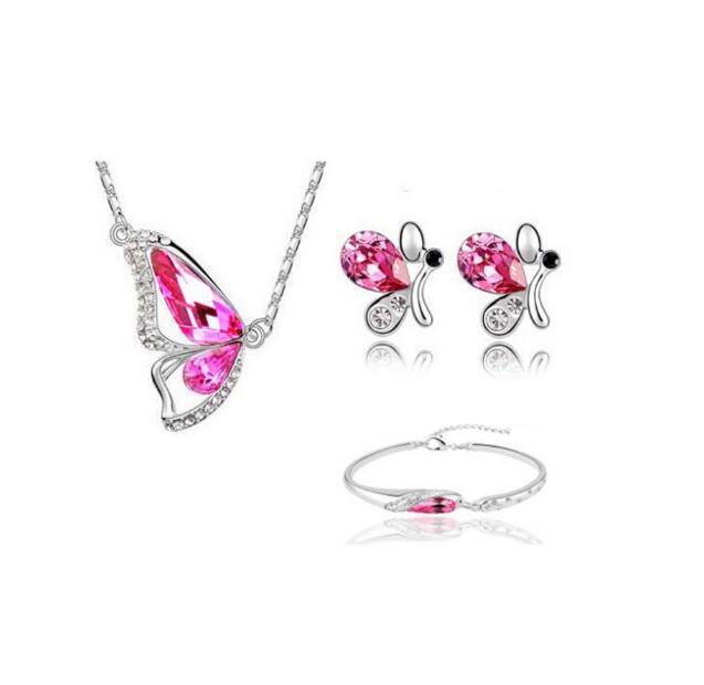 Factory Direct Hot Sale New Fashion Butterfly Jewelry Set