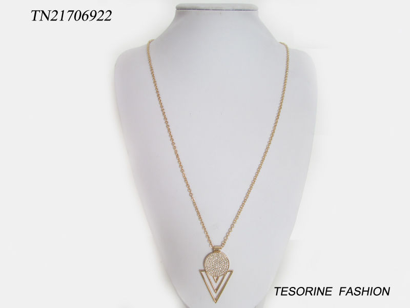 High Quality Gold Plated Fashion Design Necklace