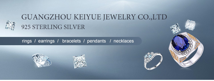 Keiyue Anniversary Gift Claw Setting 925 Sterling Silver 4mm Cubic Zirconia CZ Paved Tennis Necklace for Women