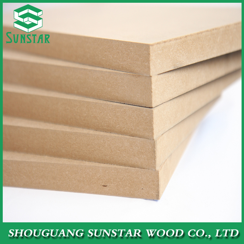 3mm/3.7mm/4mm/4.3mm/4.5mm/4.7mm Plain MDF Board for Building Material