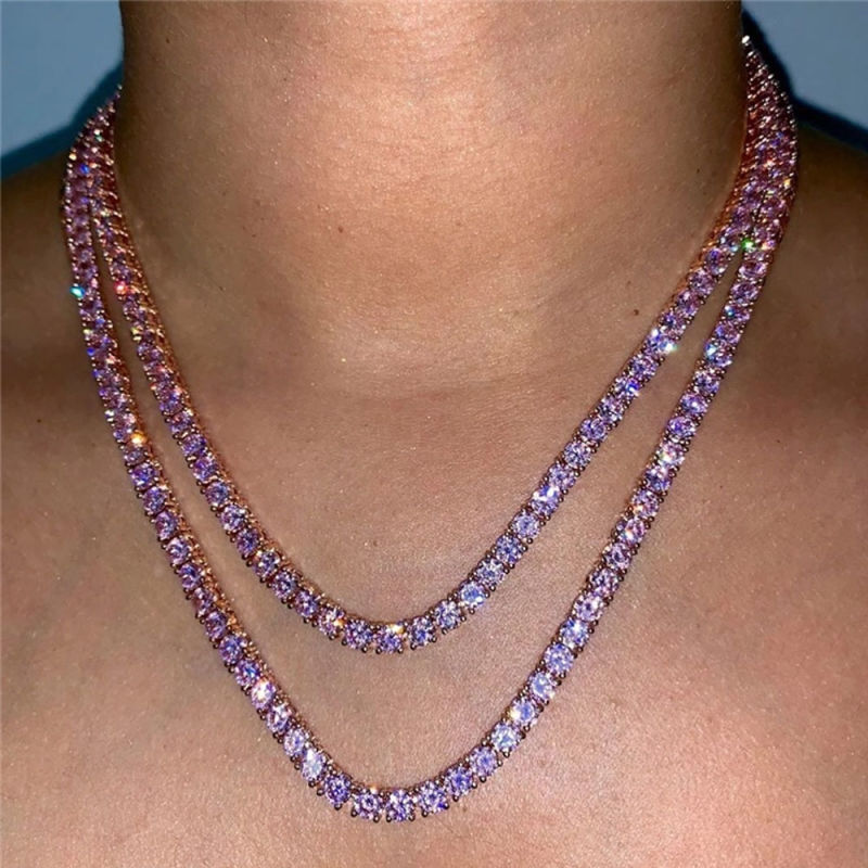 2020 Trendy Cuban Chain Link Women Hip Hop Jewelry Butterfly Necklace