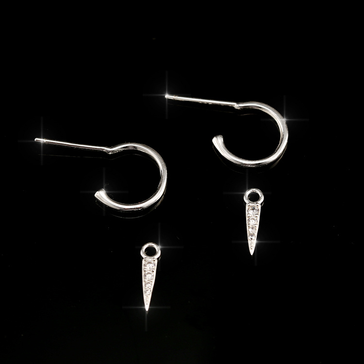 2019 Fashion Earring Designs New Model 925 Sterling Silver Stud Earring