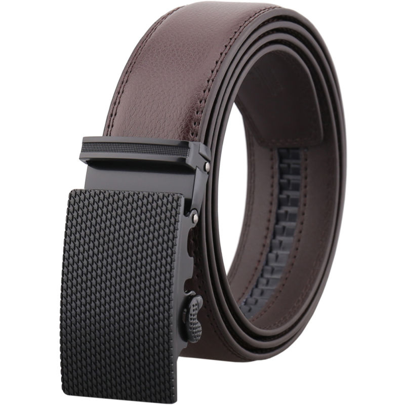 Men's Belt, Bulliant Slide Ratchet Belt for Men with Genuine Leather 1 3/8, Trim to Fit