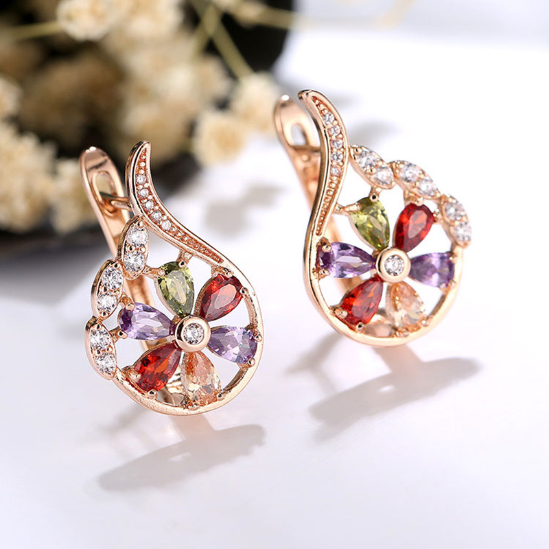 Rose Gold Jewelry Wholesale Necklace Wedding Crystal Accessories