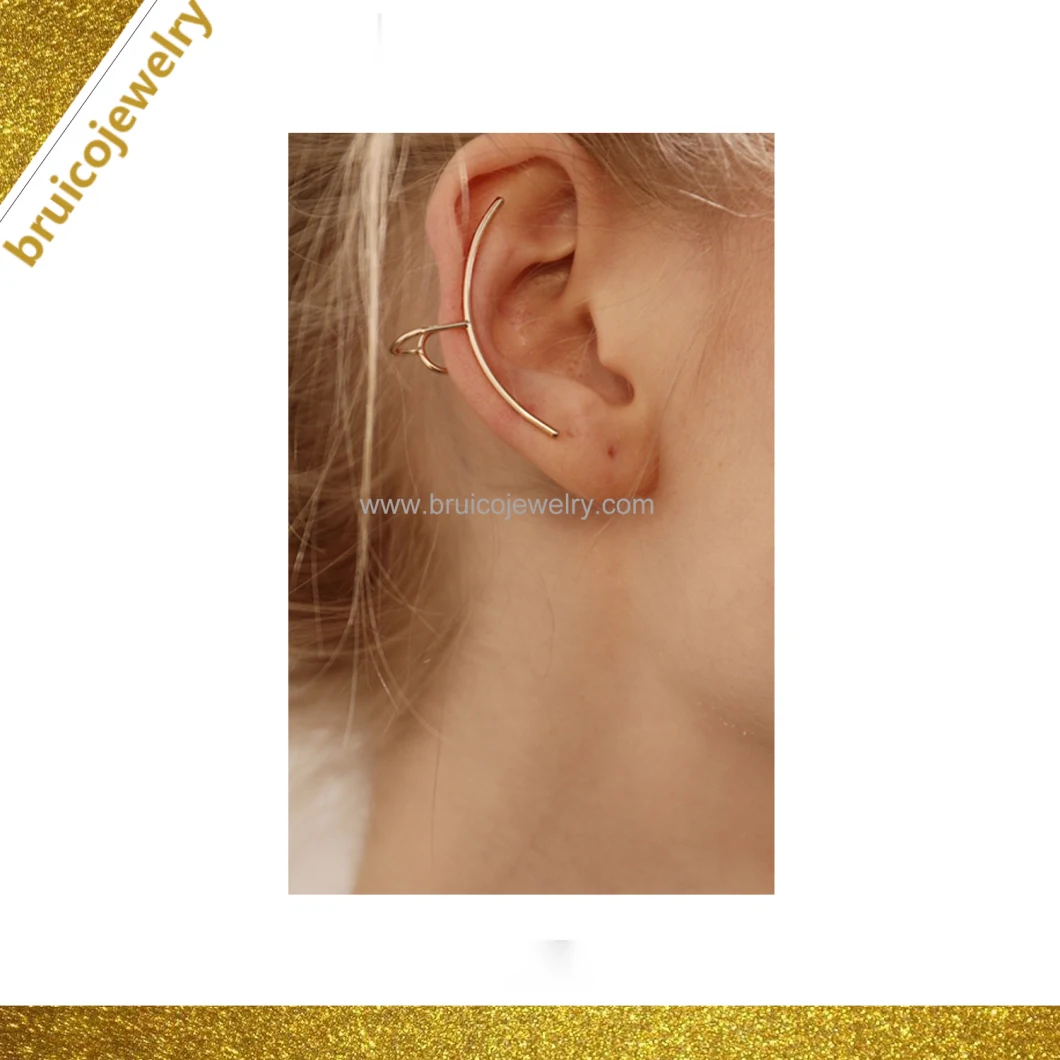 Wholesale 9K 14K 18K Yellow Gold Plated Jewelry 925 Silver Jewelry Earring for Girls