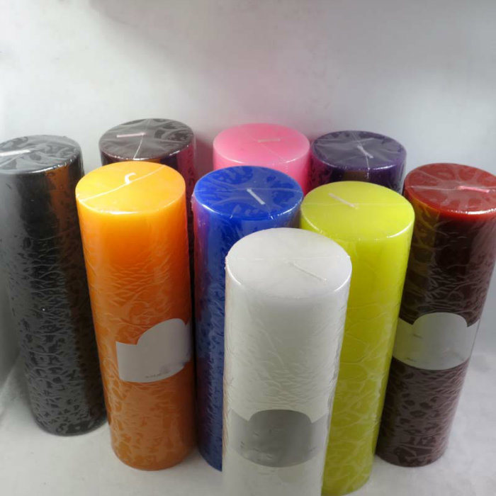 Color Pillar Candle for Wedding Party Decoration