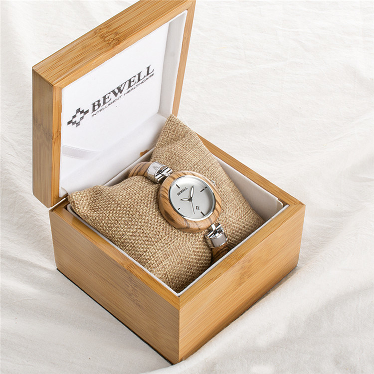 OEM Lady Personalized Handmade Eco-Friendly Women Wooden Wrist Watches