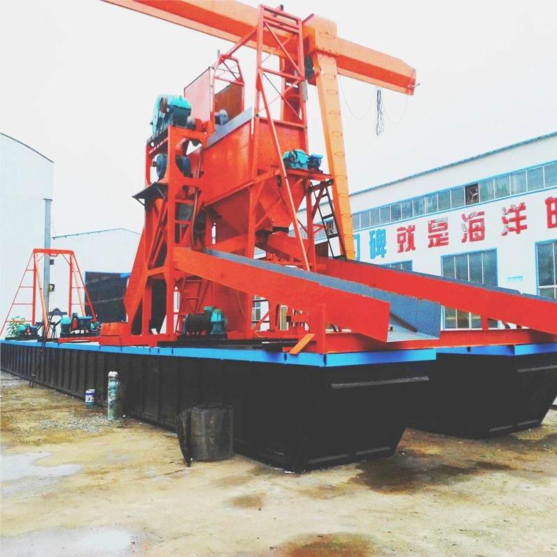 Hot Sale Chain Bucket Gold and Diamond Gold Dredger Used in River