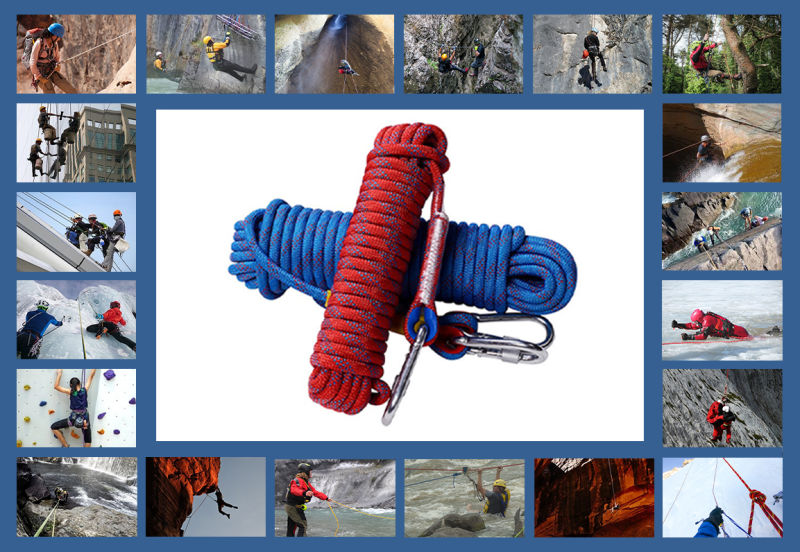 Professional Manufacturer of Nylon Double Braided Rope, PP Polypropylene Diamond Braid Rope, Climbing Rope, Escape Rope, Safety Rope, Sling, Mooring Rope