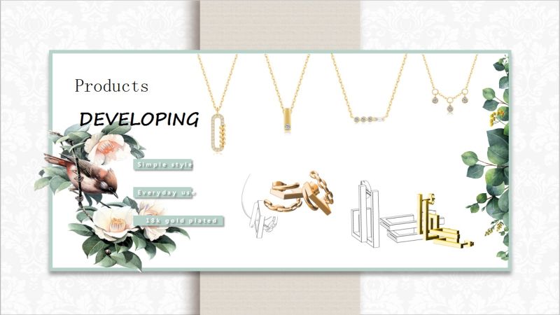 Fashion Jewelry 18K Gold Necklace Stylish Shell Necklace Sterling Silver Necklace