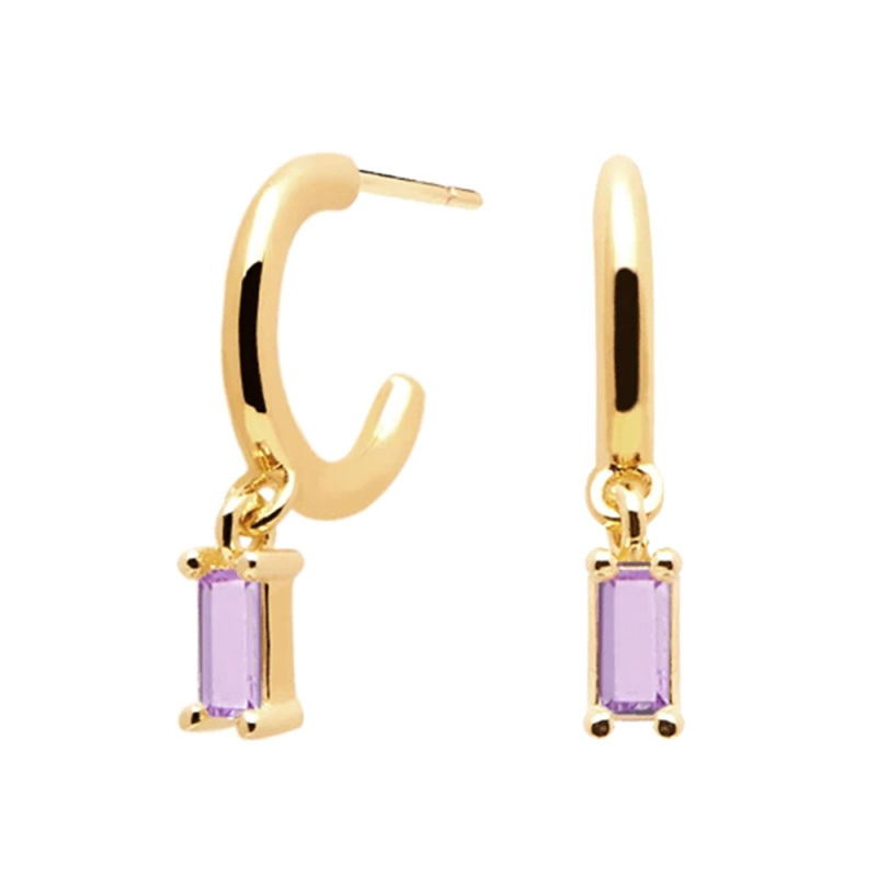 Women 18K Gold Hoop Earring Fashion Earrings