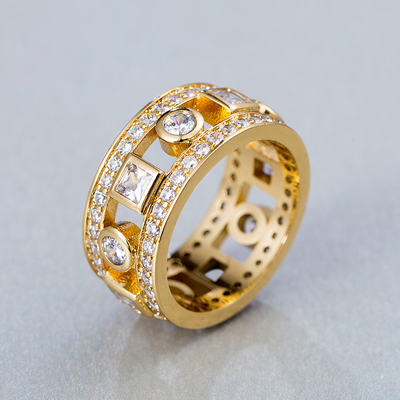 Fashion Jewellery Diamond Gold Ring for Women and Man Rings