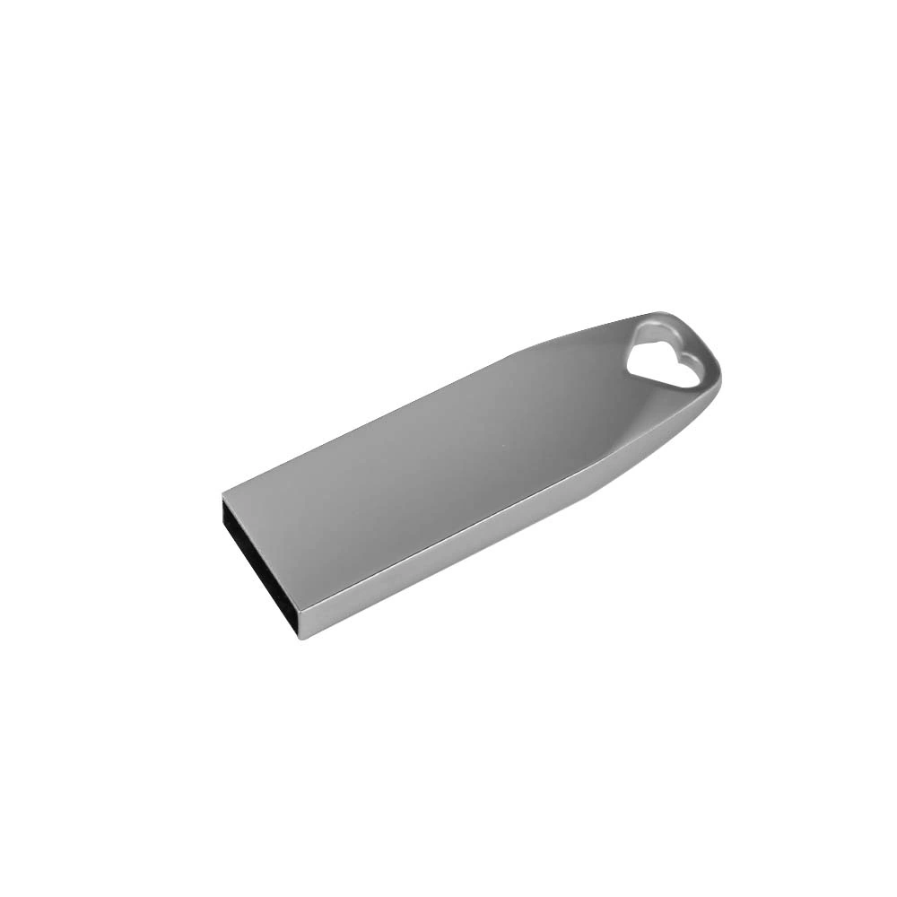 Silver Metal Body Fashion Design USB Flash Drive Logo Printing USB Pen Drive/USB Stick