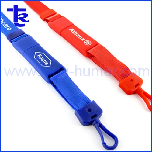 Lanyard USB Flash Drive Custom Logo Pen Drive