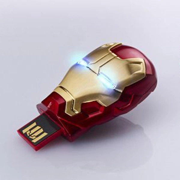 Metal Iron Man Helmet Design 2GB/4GB, /8GB/16GB/ 32GB USB Flash Drive