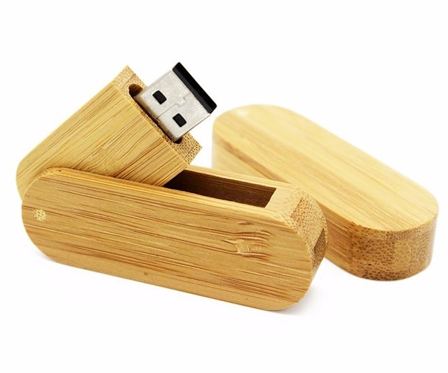 Customized Logo Swivel Wooden USB Flash Drive USB 2.0/USB Stick/Pen Drives/USB Pen Drive