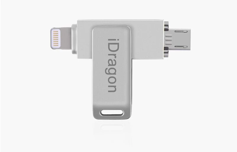 16GB-128GB Metal OTG USB Flash Drive for iPhone iPad iPod and Computer (OM-PU005)