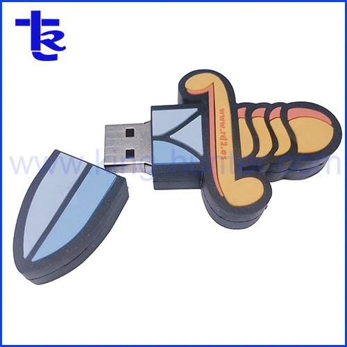Customer Shape PVC USB Flash Drive for Company Gift