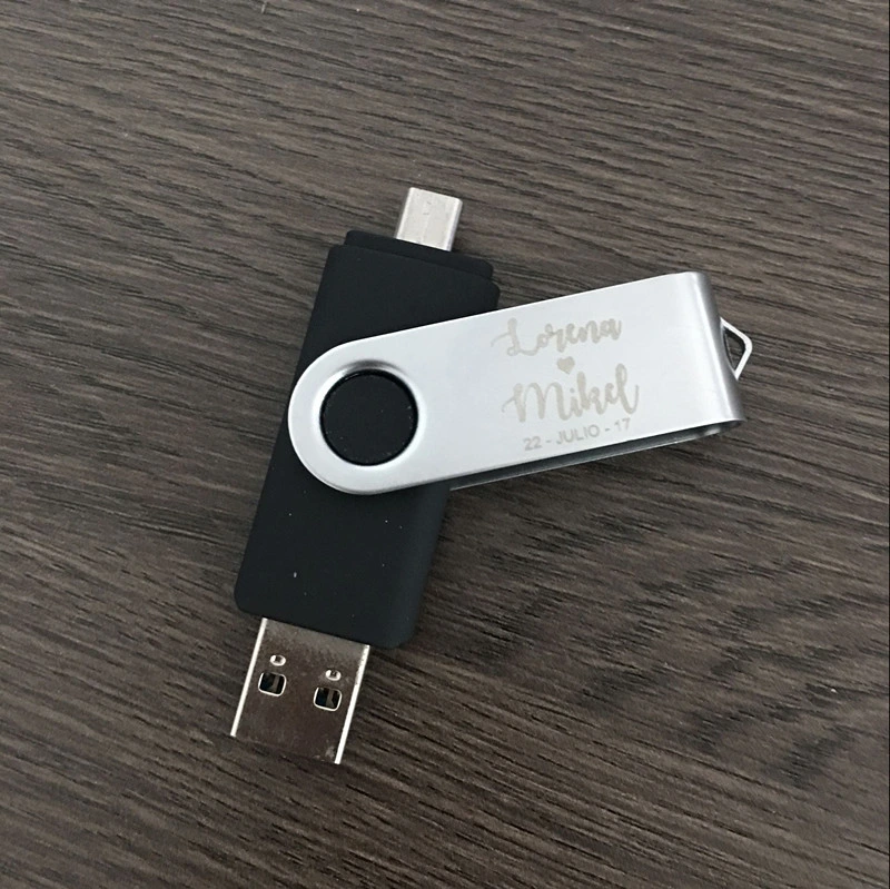 10PCS Free Custom Logo Pen Drive 32GB OTG USB 3.0 USB Flash Drive 64GB Pendrive 8g 16GB U Disk (for smartphone PC wedding gift)