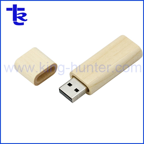 Custom Logo Photography Maple Wooden USB Flash Drive/Pen Drive/Memory Stick