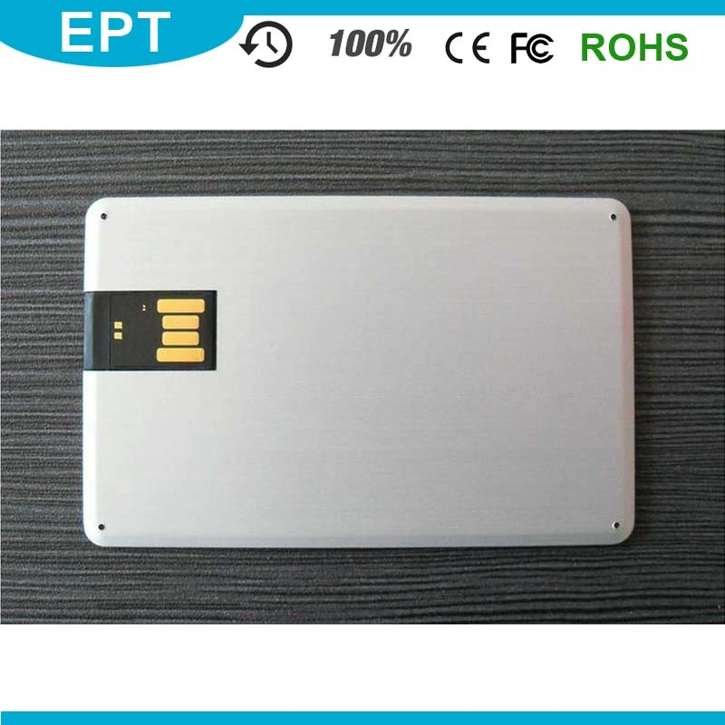 Chinese Bulk Promotion OEM Logo Ultra Thin Credit Card USB Flash Drive