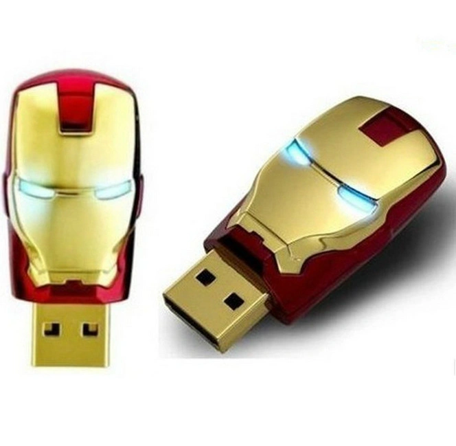 Pendrive Iron Man 8g 16g 32 GB 64GB USB Ironman Pen Drive Flash Drive Metal Hamlet