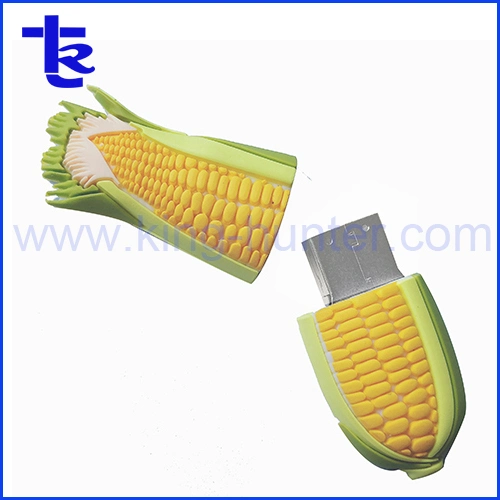 Corn Customized PVC USB Flash Memory Drive as Gift