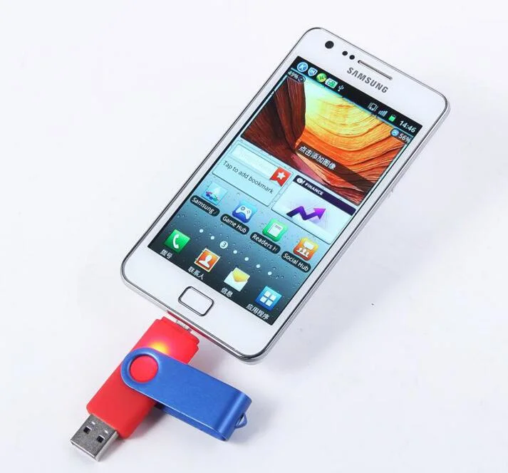 Customized Mobile Phone USB Flash Drive OTG USB Flash Memory