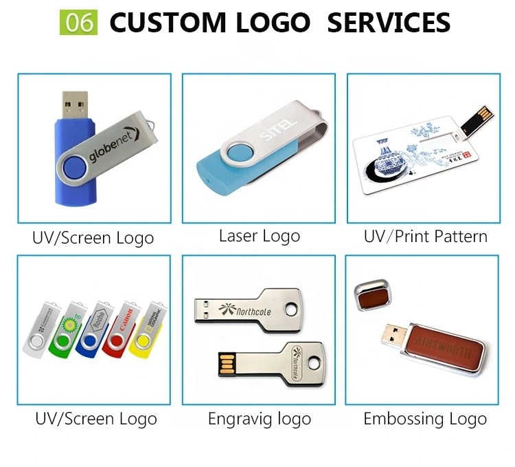 Cheapest USB Stick with Logo Print Pen Drive USB Flash Drive 8g for Promotional Gifts