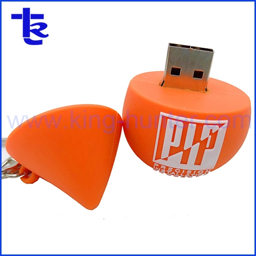 Water Drop Shape PVC USB Flash Drive as Promotional Gift