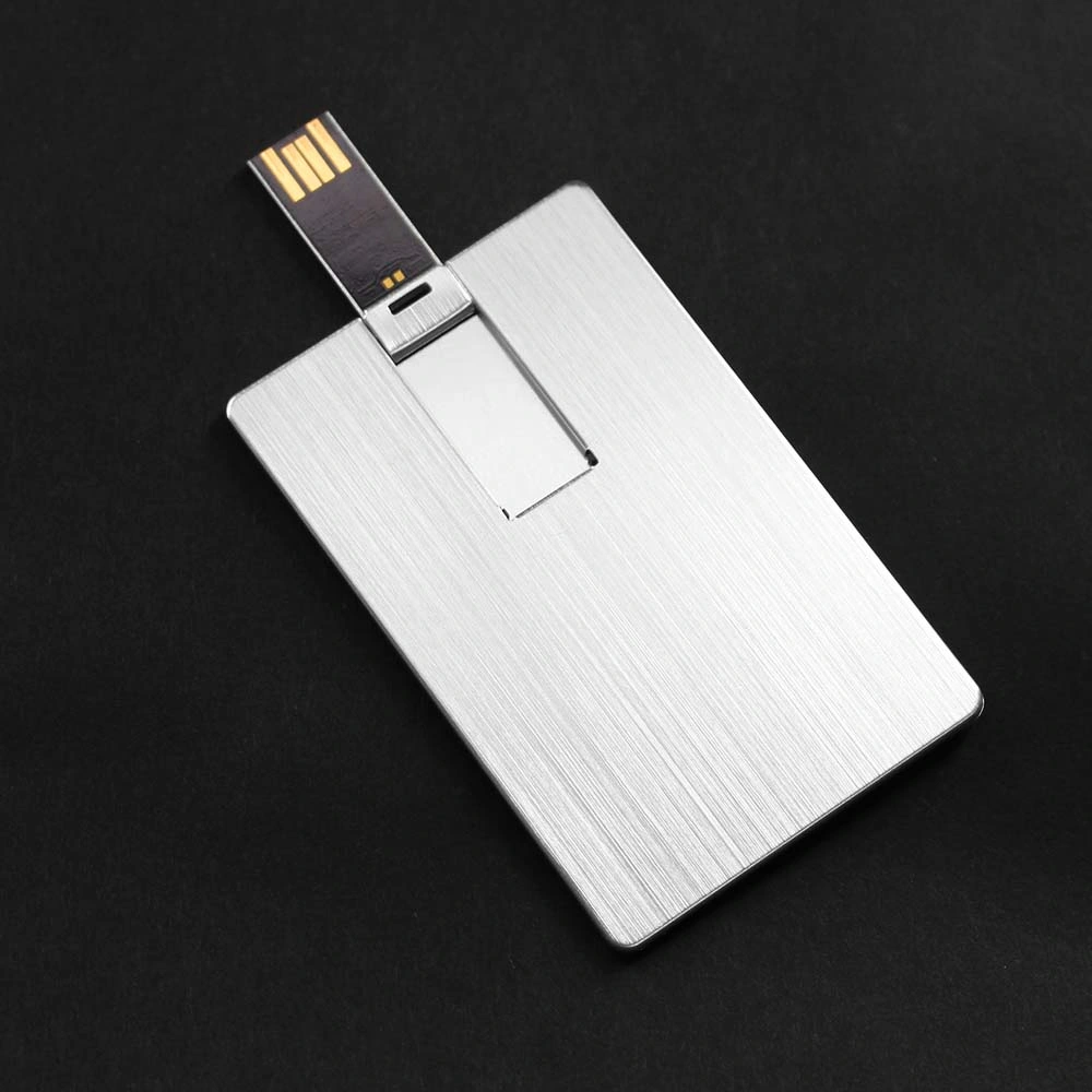 OEM Customized Logo USB Credit Card Pen Drive Promotional Gifts 2GB 4GB USB Card Flash Drive