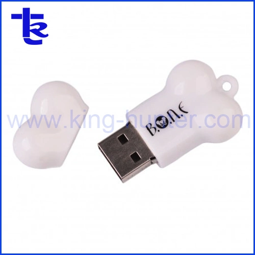 PVC Dog Bone USB Flash Memory Drive as Gift